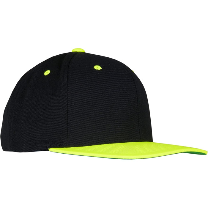 Кепка Flexfit унісекс з квітковим принтом, кепка для жінок та чоловіків, 2 кольори, універсальний розмір (Black/Neonyellow)