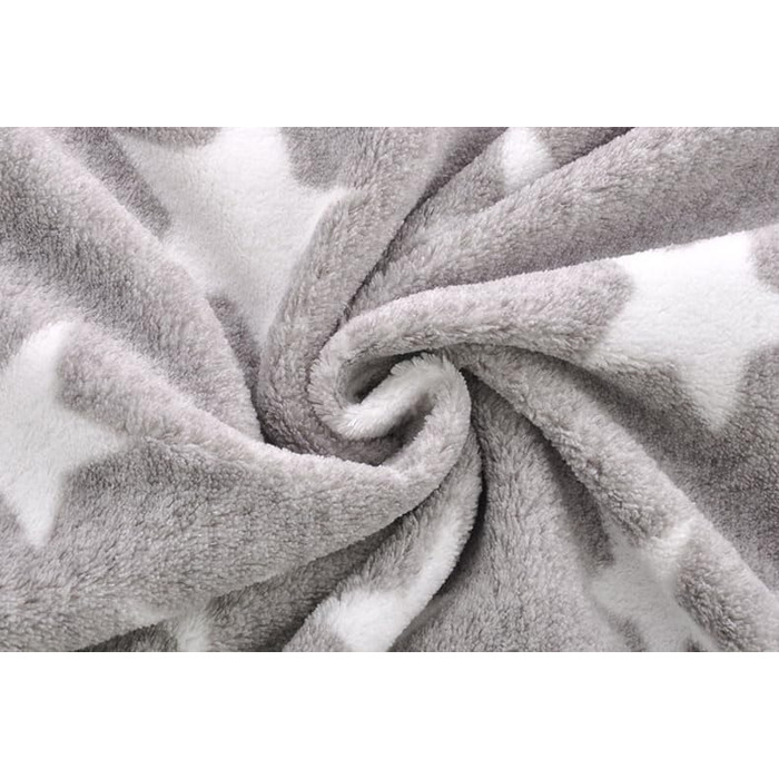 Флатуша плед для собак та котів LeerKing, 100 x 150 см, сірий. Двошаровий, м'який, для дивана, ліжка, авто. Можна прати.