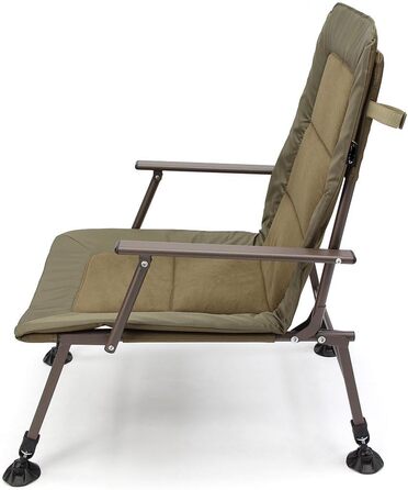Крісло карпове G8DS® XPR Angelstuhl з підлокітниками, регульовані ноги, м'яке сидіння для риболовлі