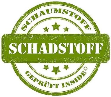 В'язкоеластична подушка-килимок Fränkische Schlafmanufaktur для стільця, чорна