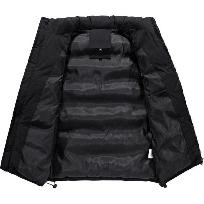 Чоловіча степкова жилетка ASKSA з коміром-стійкою, без рукавів, Slim fit, для активного відпочинку, чорна