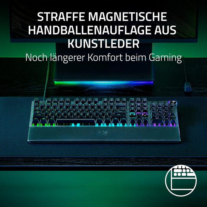 Клавіатура Razer Huntsman V3 Pro 60% - Механічна, Оптична, QWERTZ DE, Чорна