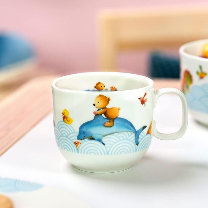 Дитячий набір столових приборів Villeroy & Boch Kinderbesteck - 4 предметних (чашка маленька, Happy As A Bear)