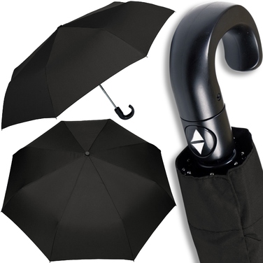Автоматична складана парасолька F.P.Parasol з чохлом, чорна