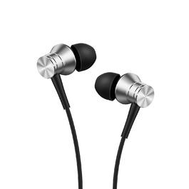 Навушники 1MORE Piston Fit: стерео звук, баси, мікрофон, пульт, сумісні з iOS та Android (срібні)