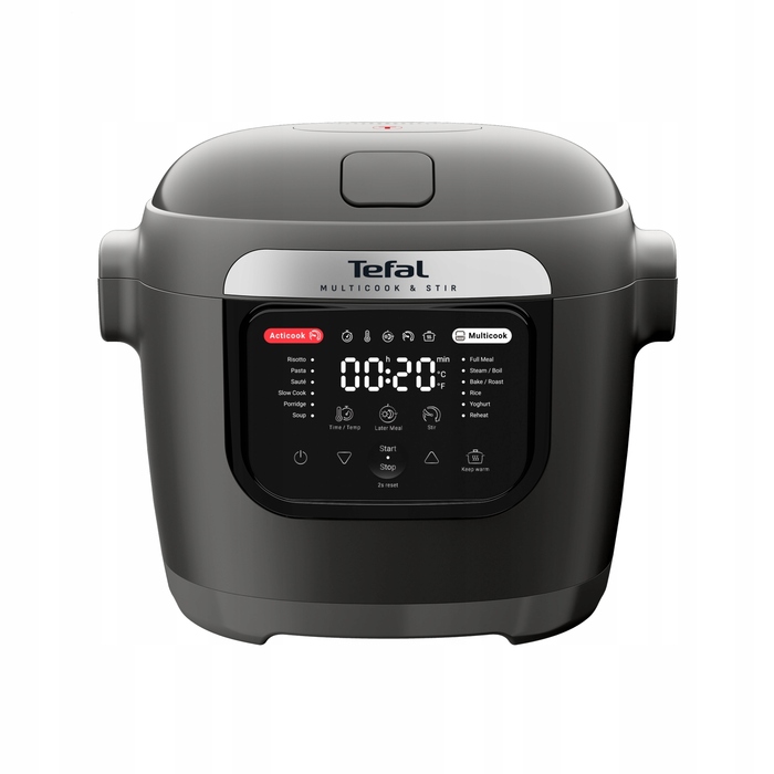 Мультиварка-тушківець Tefal Multicook&Stir MY720B, 6 л, 12 програм, функція перемішування