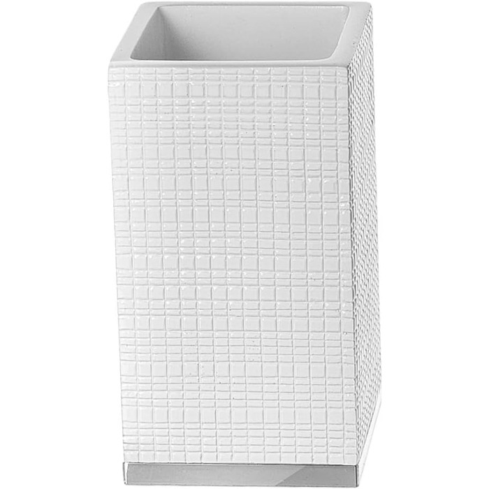 Набір аксесуарів для ванної кімнати Creative Scents Estella – 4 предмети (серебряний цоколь)