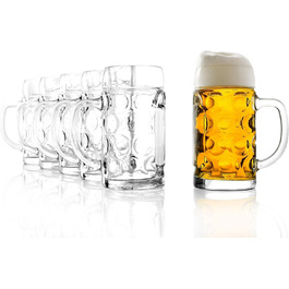 Набір пивних кружок Stölzle Lausitz ISAR, 6 шт, 0,5 л, скло Soda Lime