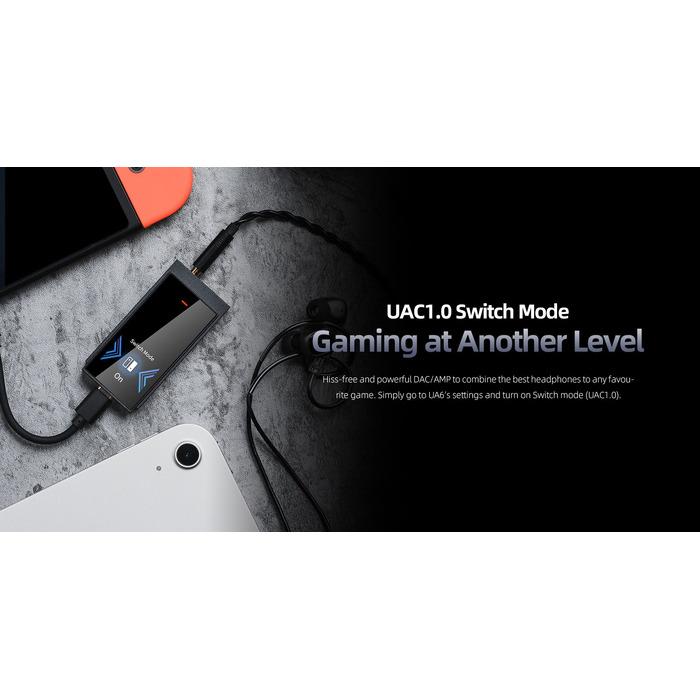 ЦАП/підсилювач Shanling UA6 (чорний), 4 x CS43131