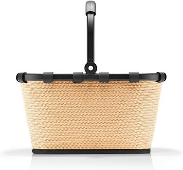 Сумка-шопер Reisenthel CarryBag XS – Стабільний шопер XS формату з практичною внутрішньою кишенею – Елегантний та водовідштовхуючий дизайн (Рафія, Чорний)