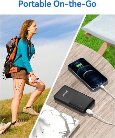 Powerbank 10000mAh з 3 виходами та 2 входами (Type-C), для iPhone, iPad, Samsung та інших пристроїв