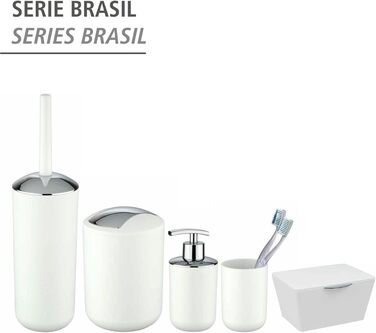 Дозатор мила WENKO Brasil - 0.32 л, пластик (TPE), 7.3 x 16.5 x 9 см