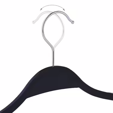 Relaxdays Clothes Hangers, Set of 10, made of Wheat Straw
