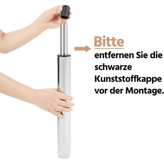 Крісло для дому та офісу Yaheetech, обертове, регульоване по висоті, без підлокітників, на колесах, з штучної шкіри (білий)