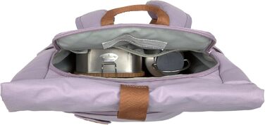 Дитячий рюкзак LÄSSIG з нагрудним ременем, 12 літрів, водонепроникний, Rolltop, зелений/синій (фіолетовий)