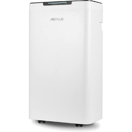 Зволожувач повітря 12 л/день з цифровим дисплеєм, нічний режим, резервуар 1.4 л, для дому, з колесами, безперервна подача