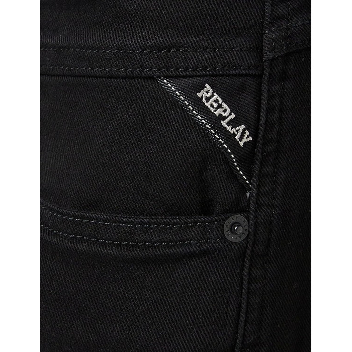 Чоловічі джинси Replay Anbass Slim-Fit з еластичним комфортом (33W / 30L, Чорний 098)