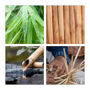 Relaxdays Bamboo Bath Mat