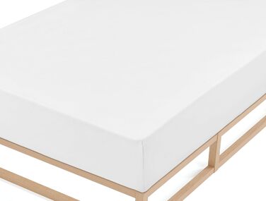 biberna Sleep & Protect 0802760 Fitted Sheet Molton Molton with Silver Protect Coating (blood, urine, and waterproof), antibacterial 1x 120x200 cm white