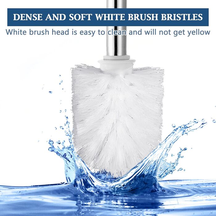 Набір для туалету GeruiKE: щітка для унітазу з керамічним тримачем (сірий матовий)