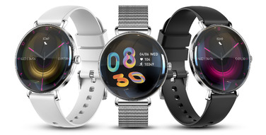 Смарт-годинник JG Smart PRESTIGE AMOLED для жінок, сріблястий