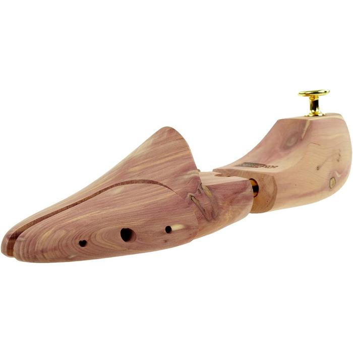 Sneakerprofi Shoe Stretcher made of Cedarwood, Genuine Wood for Women and Men with Double Spring, Optimal Fit and Ventilation, 1 Pair