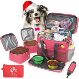 Транспортна сумка для домашніх тварин з багатьма кишенями, ідеальна для подорожей та перевезення котів та собак