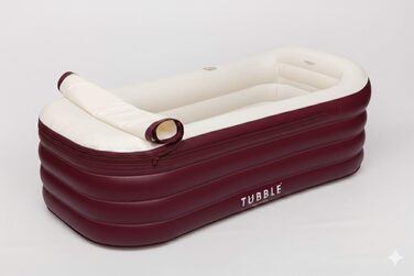 Надувна ванна Tubble Royale Deep Burgundy 255 л - розкішне домашнє спа для дорослих