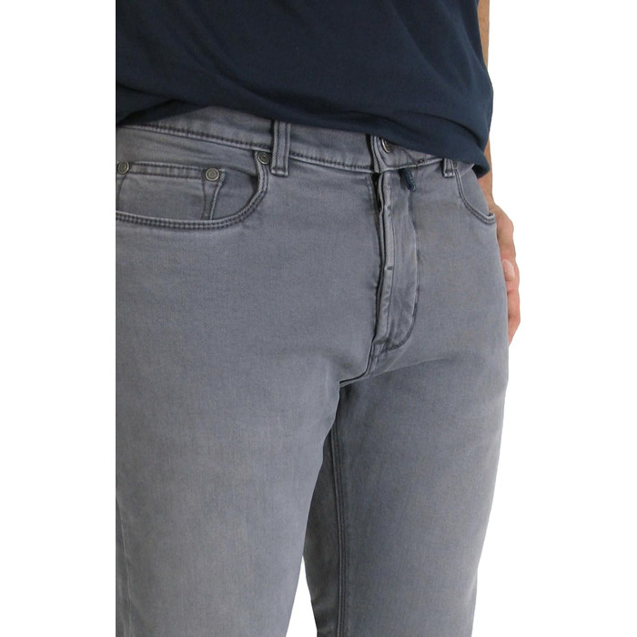 Джинси чоловічі Pierre Cardin Lyon, сині, Stonewash, завужений крій (38W/34L)