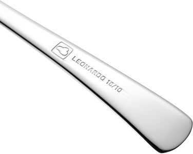 Дитячий столовий набір Leonardo Home Bambini Avventura - 4 предмети, нержавіюча сталь, миюча посудомийна машина, мотиви панда, єдинорога, сонця, гравіювання, 070799 (лев, слон, крокодил)