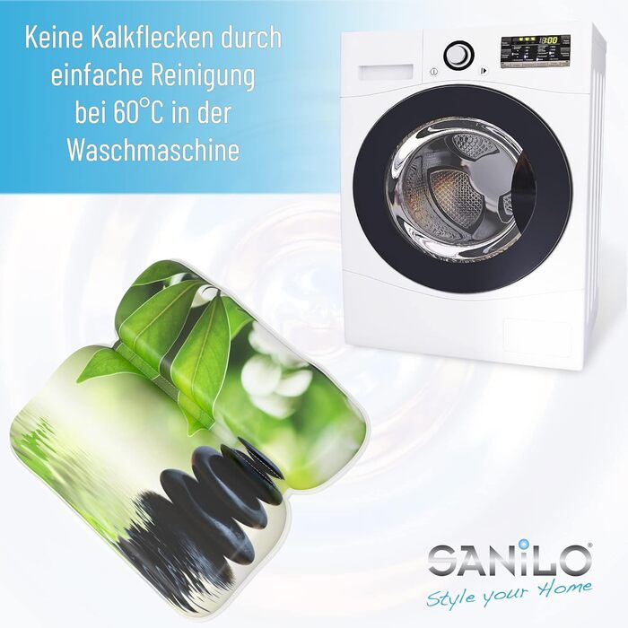 Sanilo Bathtub Pillow, many comfortable bath pillows with designs, neck pillow with strong suction cups, washable (Harmony)