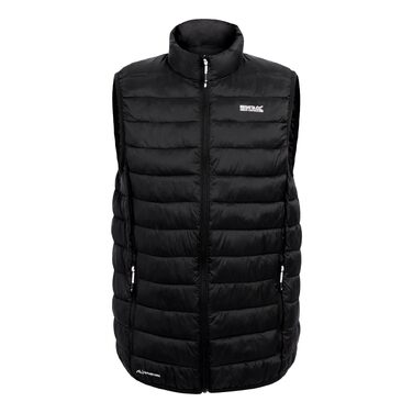 Чоловіча стібана жилетка Regatta Hillpack B/WII Outdoor, чорна, розмір 2XL