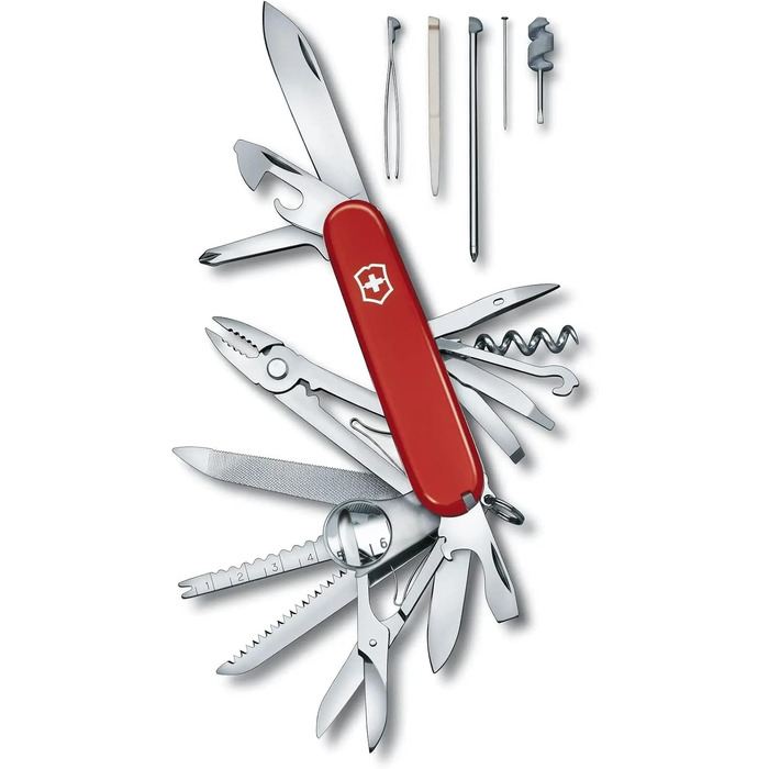 Швейцарський ніж Victorinox Swiss Champ: мультитул з 33 функціями, ніж, коркомач, міні-викрутка 1.5 мм