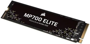 SSD Corsair MP700 Elite 2TB PCIe 5.0 NVMe M.2 – Швидкість до 10000 МБ/с, без радіатора