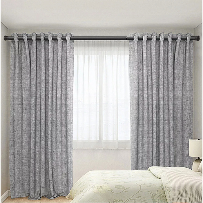 Розпірна штора для душу: міцний карниз без свердління, 70-120 см