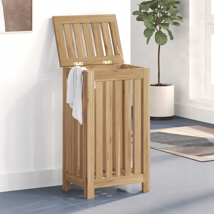 Кошик для білизни vidaXL, 1 л, бежевий