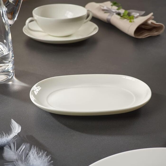 Villeroy & Boch Royal Side Dish Bowl, Premium Bone China, White