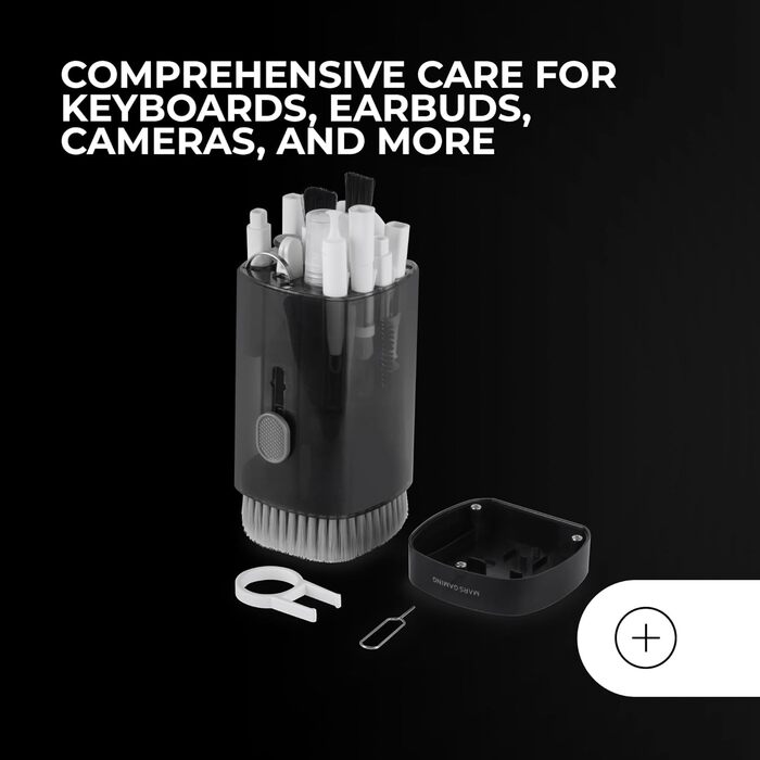 Набір для чищення електроніки Mars Gaming MA-KIT 21 в 1, портативний, з м'якими щітками та мікрофіброю