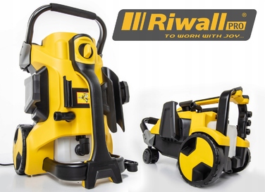 Мийка високого тиску Riwall KOX250M L7 250barEW + піноутворювач + щітка для тротуарної плитки