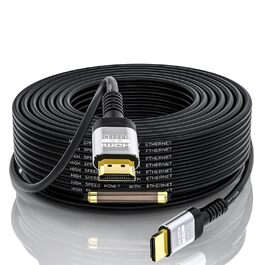 HDMI кабель Soonsoonic 30 метрів 4K з підсилювачем сигналу | HDMI 2.0, 4K@60Hz, 2K, 1080P, 3D, ARC, Ethernet | для TV, монітора, ноутбука, Xbox, PS4/PS5
