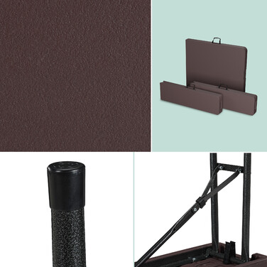 Relaxdays 3-piece folding beer garden set