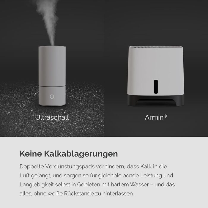 Зволожувач повітря Meaco Armin 300 - для кімнат до 89 м², 4.7 л, для жорсткої та м'якої води