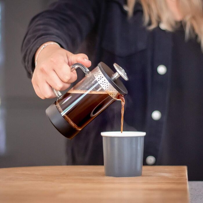 Френч-прес Barista & Co Core, 350 мл, скло та нержавіюча сталь, бірюзовий, для кави