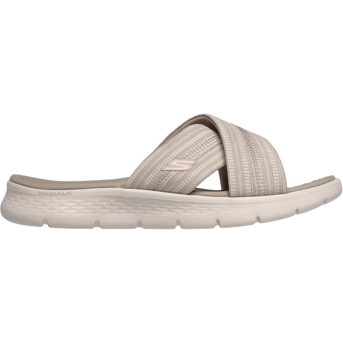 Сандалі жіночі Skechers Go Walk Flex Impressed коричневі (38 EU) - зручні для ходьби