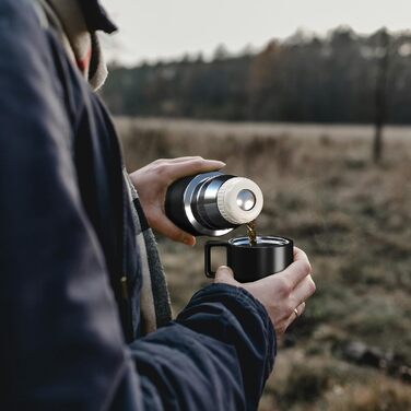 Термоткані з чашкою 850 мл: термоткані, термочашка, ізотермічна пляшка для напоїв, 12 годин тепла/24 години холоду, без BPA, нержавіюча сталь, для відпочинку на природі та кемпінгу (зелена)