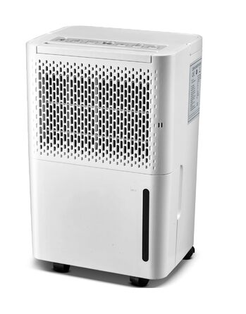 Зволожувач повітря Pasapair 12L - автоматичний осушувач для дому до 120 м³ з таймером, 3 режими, цифровий дисплей, шланг, захист від вологи та плісняви