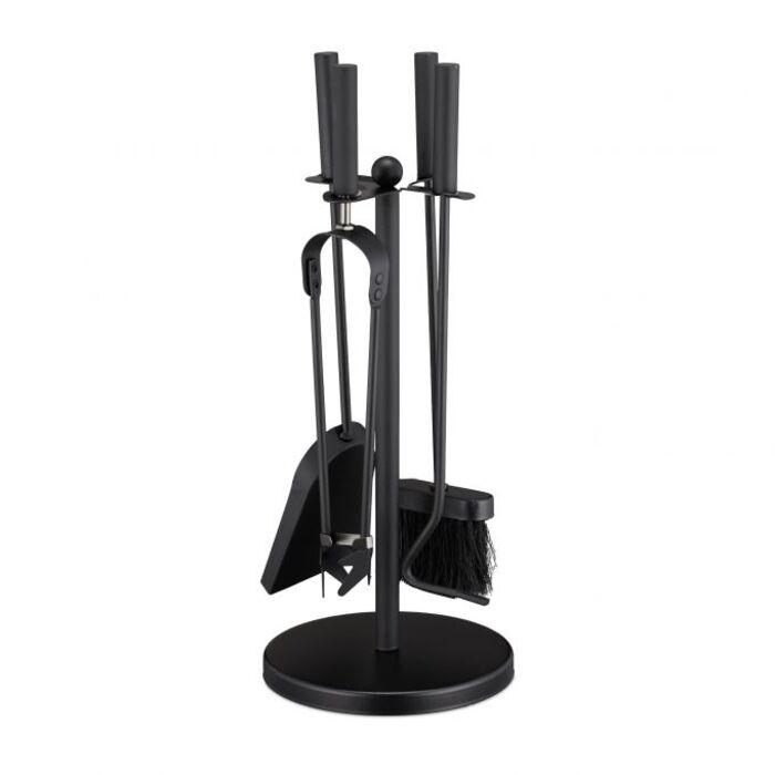 Relaxdays 5-piece Fireplace Set