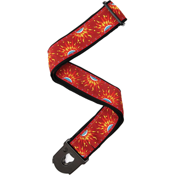 Ремінь для гітари D'Addario Planet Waves 50E08 Retro Classic Collection Tapestry, тканинний, 1450 x 50 мм (Сонце)