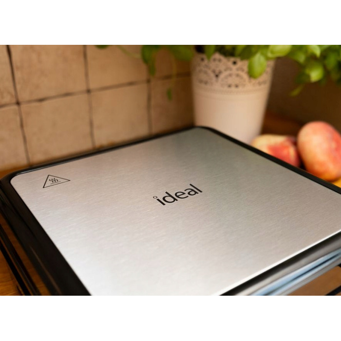 Вафельниця IDEAL IK1602, 1200 Вт, чорна