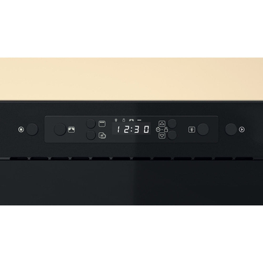 Вбудована мікрохвильова піч Whirlpool MBNA920B, чорна, 750 Вт, 22 л, з грилем